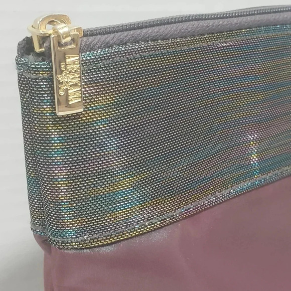 Americana by Sharif Set of 3  Shimmer/Iridescent Cosmetic Pouches. - Picture 2 of 7